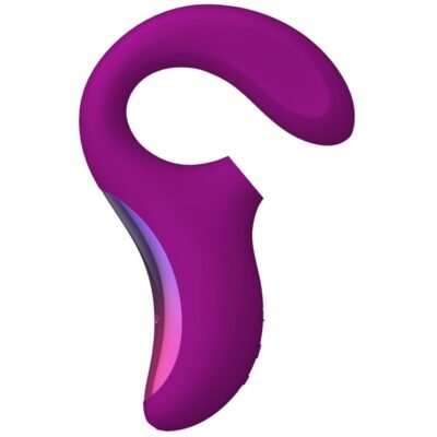 7567 LELO - ENIGMA DOBLE ESTIMULACIÓN SUCCION MASAJEADOR MORADO