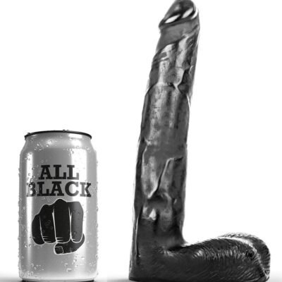 967 ALL BLACK - DILDO REALÍSTICO 21 CM