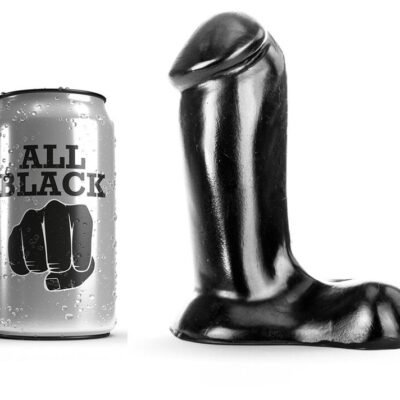 969 ALL BLACK - DILDO REALÍSTICO 14 CM