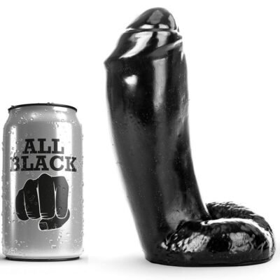 979 ALL BLACK - DILDO REALÍSTICO 18 CM
