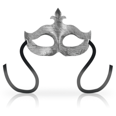 12304 OHMAMA - MASKS ANTIFAZ FLOR DE LIS SILVER
