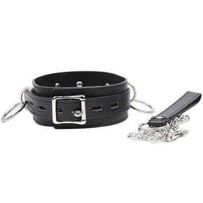 OHMAMA FETISH - COLLAR SUMISION CON 3 ANILLAS