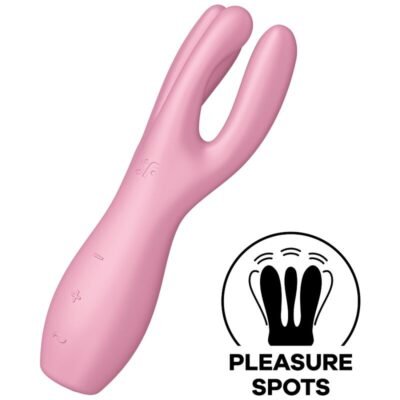 7748 SATISFYER - THREESOME 3 VIBRADOR ROSA
