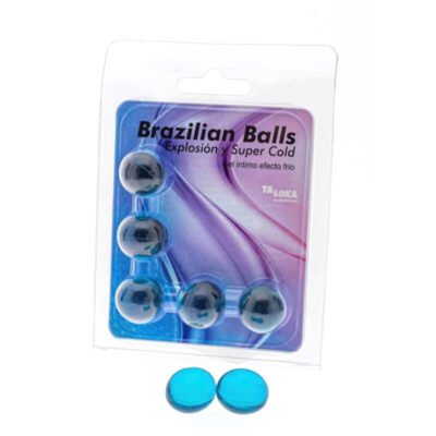 9613 TALOKA - BRAZILIAN BALLS GEL EXCITANTE EFECTO FRÍO 5 BOLAS