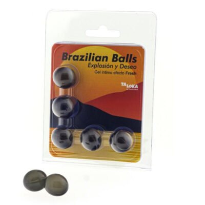 9482 TALOKA - BRAZILIAN BALLS GEL EXCITANTE EFECTO FRESCOR 5 BOLAS