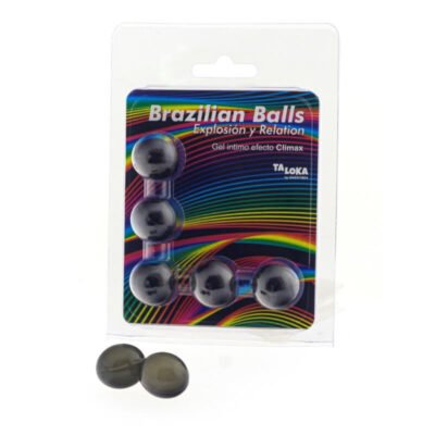 9484 TALOKA - BRAZILIAN BALLS GEL EXCITANTE EFECTO CLIMAX 5 BOLAS