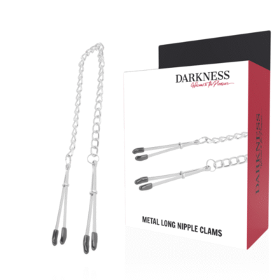 11129 DARKNESS - PINZAS AJUSTABLES PARA PEZONES METAL