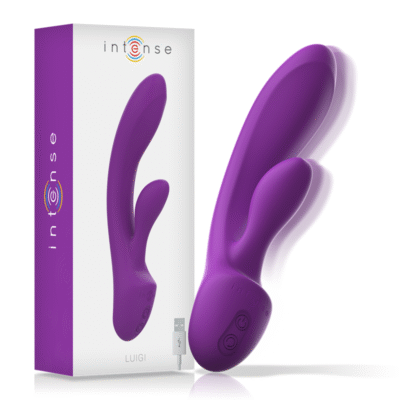 8033 INTENSE - LUIGI VIBRADOR RABBIT SILICONA LIQUIDA MORADO