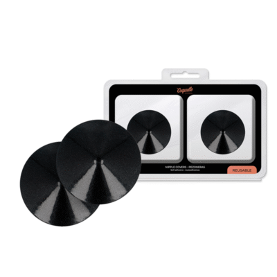 12312 COQUETTE CHIC DESIRE - CUBRE PEZONES METAL CIRCULOS NEGROS