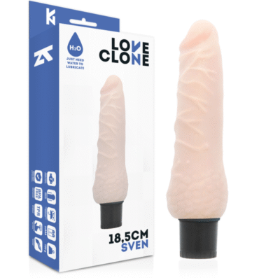 7197 LOVECLONE - SVEN VIBRADOR REALÍSTICO SELF LUBRICATION 18.5 CM -O- 3.3 CM