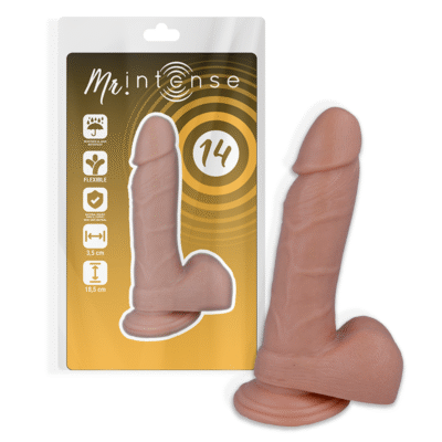 5973 MR INTENSE - 14 PENE REALÍSTICO 18.5 CM -O- 3.8 CM