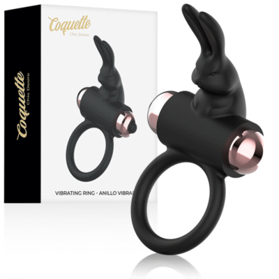 5070 COQUETTE CHIC DESIRE - COCK RING ANILLO VIBRADOR NEGRO / GOLD
