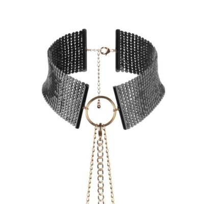 11896 BIJOUX - DÉSIR MÉTALLIQUE COLLAR METLICO NEGRO