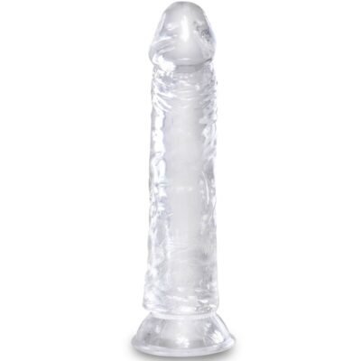 KING COCK - CLEAR PENE REALÍSTICO 19.7 CM TRANSPARENTE