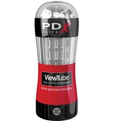 5369 PDX ELITE - MASTURBADOR STROKER VIEWTUBE CONTROL SUCCIONADOR TRANSPARENTE