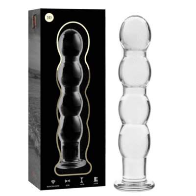 NEBULA SERIES BY IBIZA - MODELO 10 DILDO CRISTAL TRANSPARENTE 16.5 CM -O- 3.5 CM