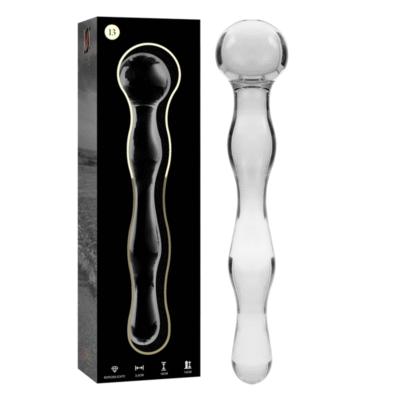 NEBULA SERIES BY IBIZA - MODELO 13 DILDO CRISTAL TRANSPARENTE 18 CM -O- 3.5 CM