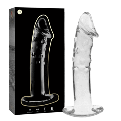 NEBULA SERIES BY IBIZA - MODELO 19 DILDO CRISTAL TRANSPARENTE 18.5 CM -O- 4 CM