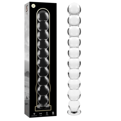 NEBULA SERIES BY IBIZA - MODELO 22 DILDO CRISTAL TRANSPARENTE 21.5 CM -O- 2.5 CM