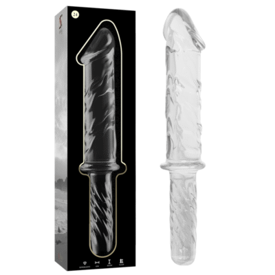 NEBULA SERIES BY IBIZA - MODELO 24 DILDO CRISTAL TRANSPARENTE 28.5 CM -O- 5 CM