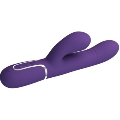 4348 PRETTY LOVE - VIBRADOR PUNTO G MULTIFUNCIÓN MORADO
