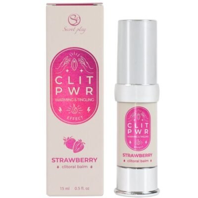 9562 SECRET PLAY - CLIT PWR BLSAMO DE CLITORIS DE FRESA