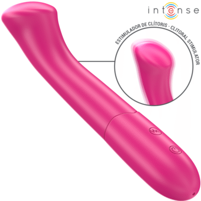 8365 INTENSE - PATY VIBRADOR 19 CM FLEXIBLE 10 VIBRACIONES MODELO 2 ROSA