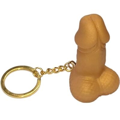10024 DIABLO PICANTE - LLAVERO FORMA PENE DORADO