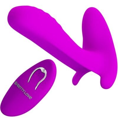 8388 PRETTY LOVE - MASAJEADOR & VIBRADOR 12 VIBRACIONES CONTROL REMOTO MORADO