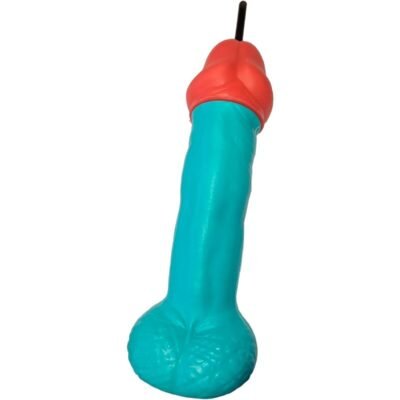9958 DIABLO PICANTE - VASO PENE PLÁSTICO AZUL