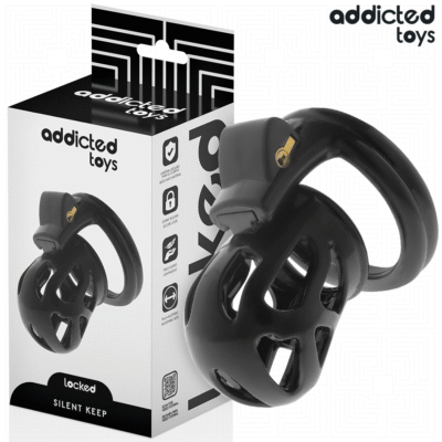 ADDICTED TOYS LOCKED - SILENT KEEP JAULA PARA PENE 7,5 CM