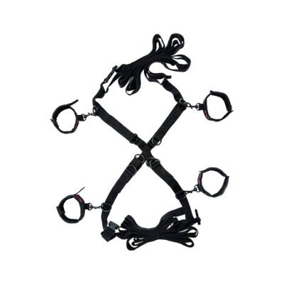 CALEXOTICS - SCANDAL SET DE ATADURAS CRUZADAS CAMA