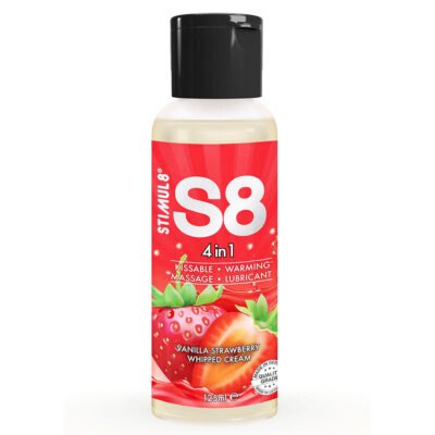 1899 STIMUL8 - S8 4 EN 1 LUBRICANTE POSTRE FRESA 125 ML