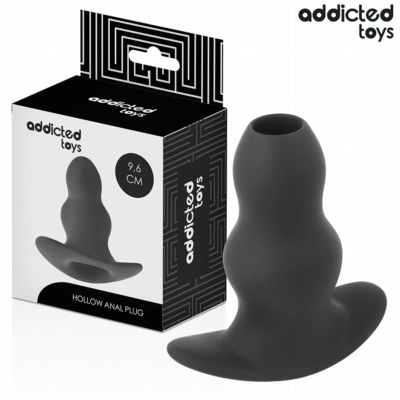 ADDICTED TOYS - PLUG ANAL HUECO SILICONA TALLA M 9,6 CM