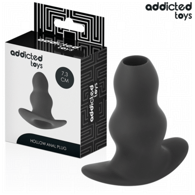 ADDICTED TOYS - PLUG ANAL HUECO SILICONA TALLA S 7,3 CM