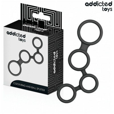 ADDICTED TOYS - ANILLO PARA EL PENE CON DIVISORES PARA TESTÍCULOS