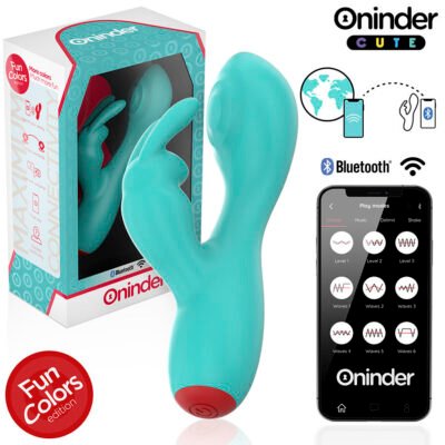 ONINDER CUTE - LOVE BUNNY VIBRADOR PUNTO G Y CLÍTORIS - APP MUNDIAL GRATUITA
