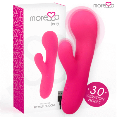 MORESSA - JERRY CLIP VIBRADOR PUNTO G Y CLITORIS PREMIUM SILICONE RECARGABLE