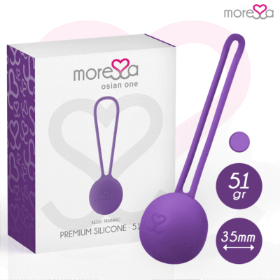 6991 MORESSA - OSIAN ONE ENTRENAMIENTO SUELO PELVICO 51gr PREMIUM SILICONA LILA