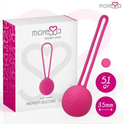 6919 MORESSA - OSIAN ONE ENTRENAMIENTO SUELO PELVICO 51gr PREMIUM SILICONA ROSA