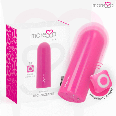 7265 MORESSA - NIX POTENTE VIBRADOR MULTI JUEGOS CONTROL REMOTO ROSA