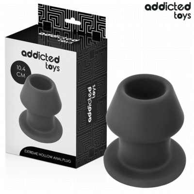 ADDICTED TOYS - PLUG ANAL HUECO EXTREM SILICONA TALLA L 10,4 CM