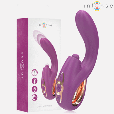 INTENSE - LALI VIBRADOR PUNTO G MULTIFUNCIÓN ESTIMULACIÓN & EMPUJE & VIBRACIÓN MORADO