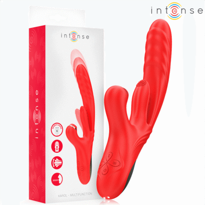 INTENSE - KAROL VIBRADOR MULTIFUNCIÓN EMPUJE &  SUCCION & ESTIMULACIÓN