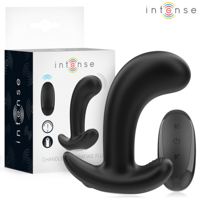 1271 INTENSE - CHANDLER PLUG ANAL 10 VIBRACIONES NEGRO CONTROL REMOTO