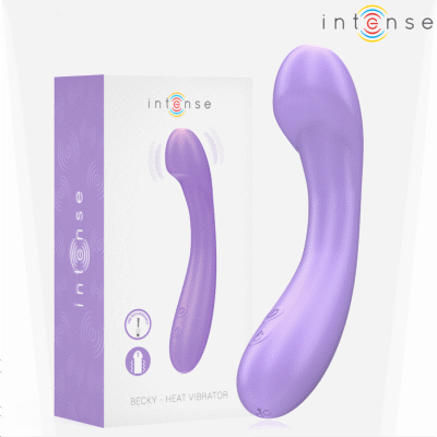 INTENSE - BECKY VIBRADOR 19 CM CALENTABLE 7 VIBRACIONES MORADO
