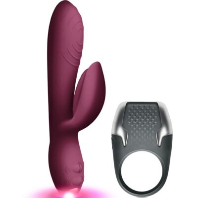 908 CLIMAXIMUM - LAMOUR KIT VIBRADOR RABBIT + ANILLO PENE LED