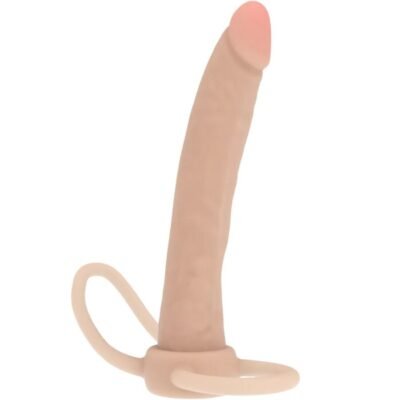 67785 GET REAL - DOUBLE TROUBLE PENETRADOR ANAL SILICONA 16 CM