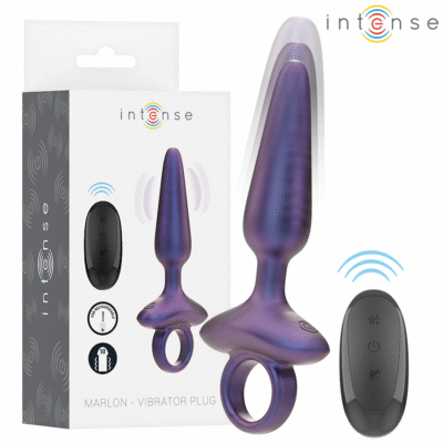 1210 INTENSE - MARLON PLUG ANAL VIBRADOR MODELO 4 CONTROL REMOTO