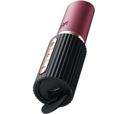 SATISFYER - PRO 2 KISS ESTIMULADOR CLÍTORIS POR ONDAS GRANATE / NEGRO